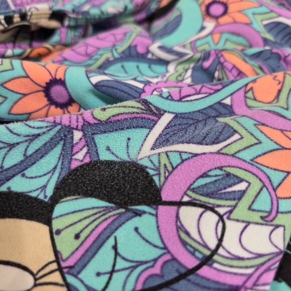 LOT of 2 Disney LuLaRoe Minnie Mouse Print Leggings Tall Curvy TC Size 12-18 - Picture 5 of 6